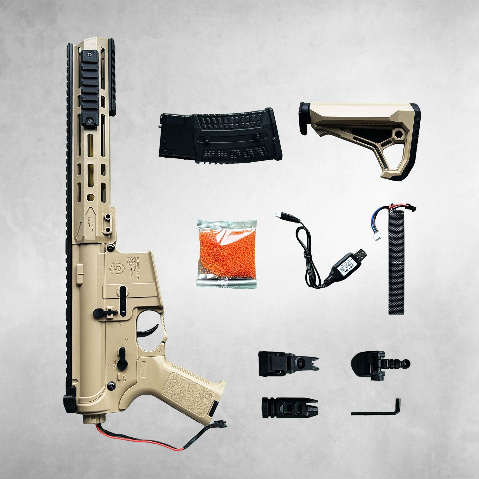 AR15 Gel Blaster – Electric Semi/Full-Auto, Heavy-Duty Realistic Series | RedBlaster