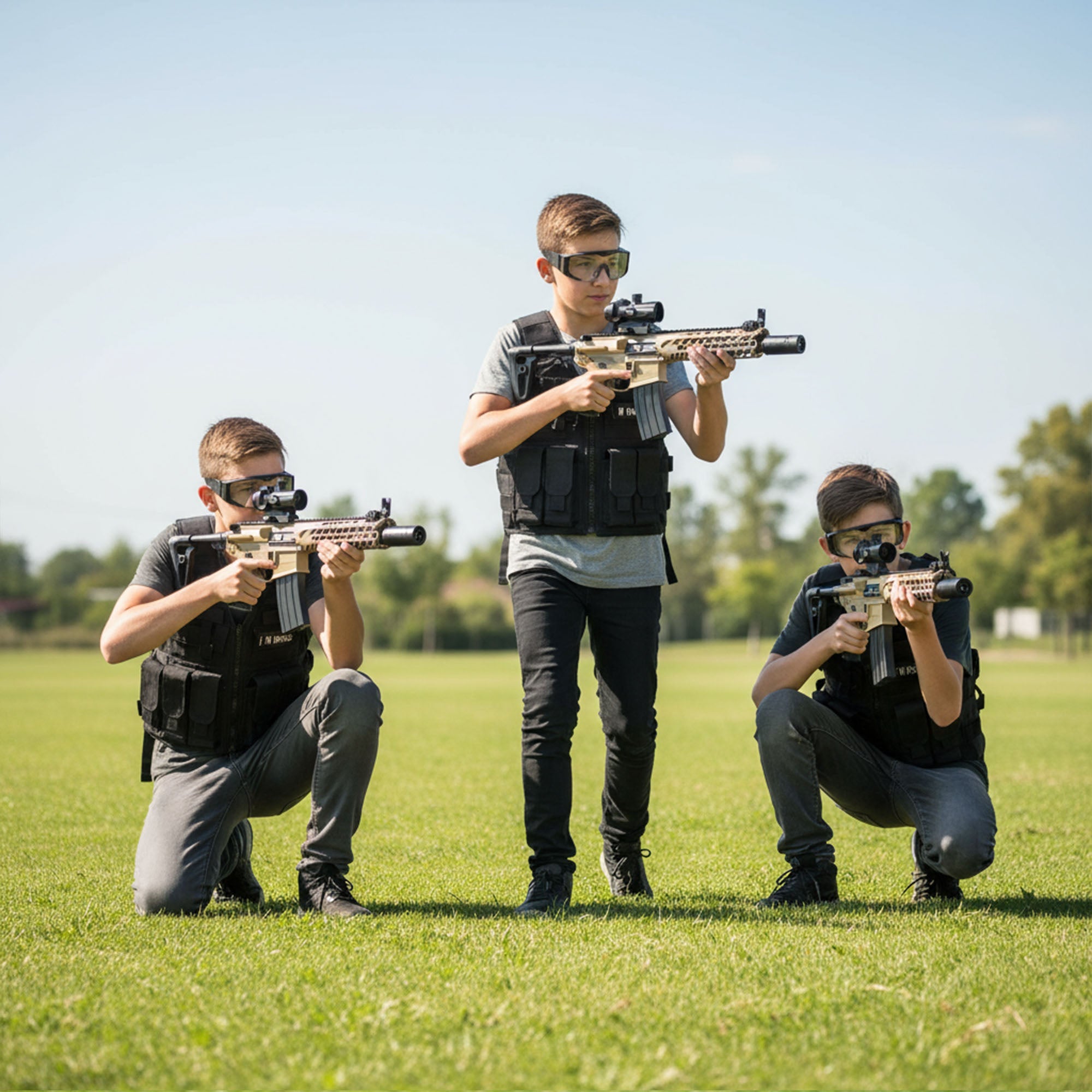 MCX Gel Blaster – Electric, Single & Rapid Fire with Flame Light｜RedBlaster