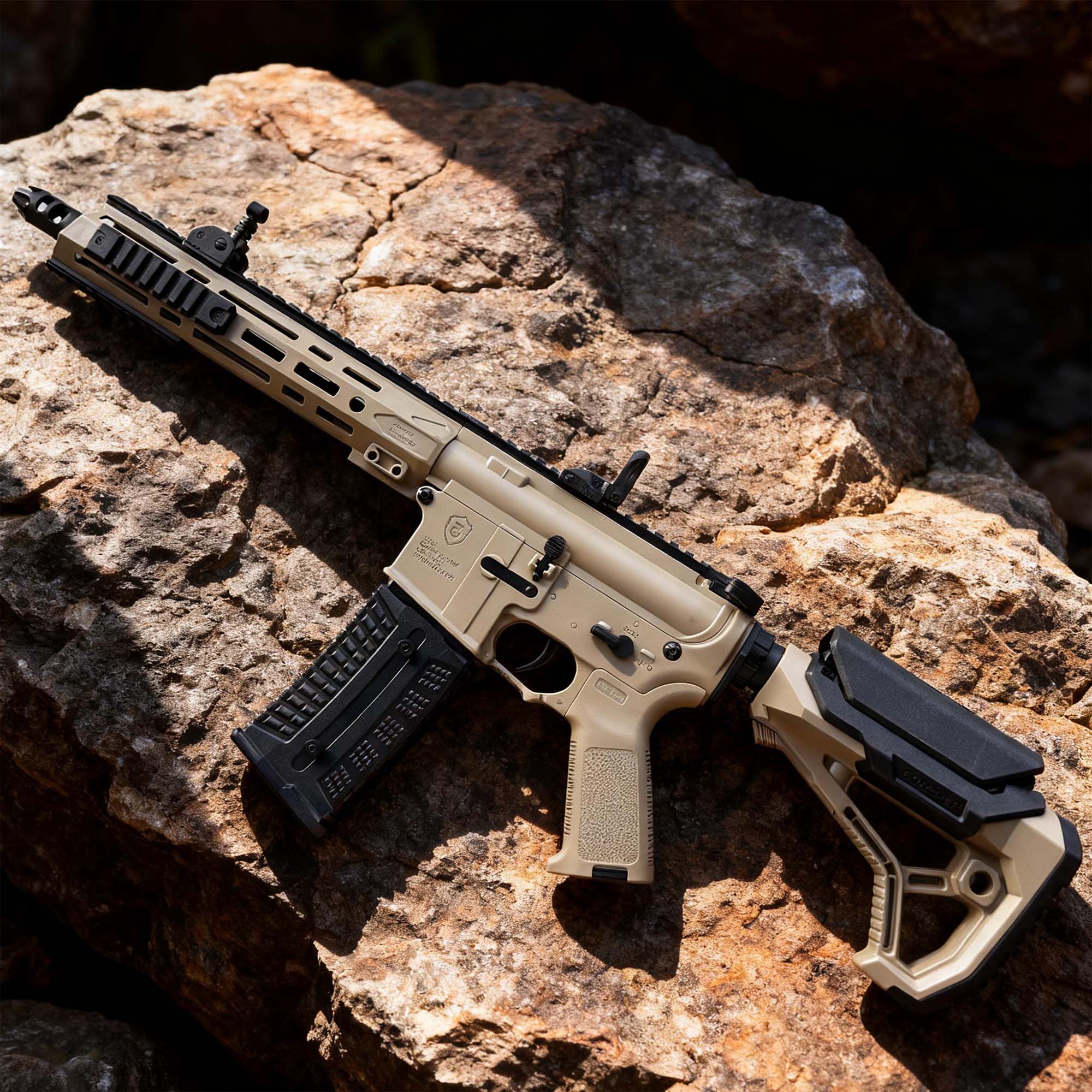 AR15-PRO Gel Blaster – Electric Semi/Full Auto, 5-Star Power, Metal Gearbox, Realistic Build | RedBlaster