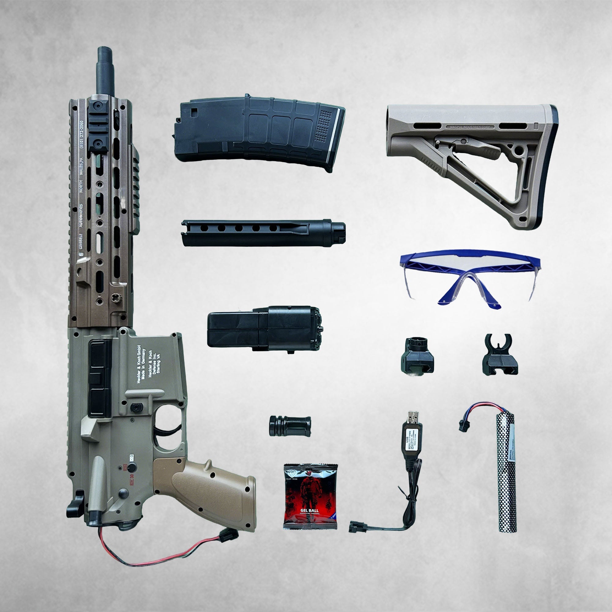 HK416 Gel Blaster – Electric Semi/Full Auto,Realistic Tactical Build, Lightweight | RedBlaster