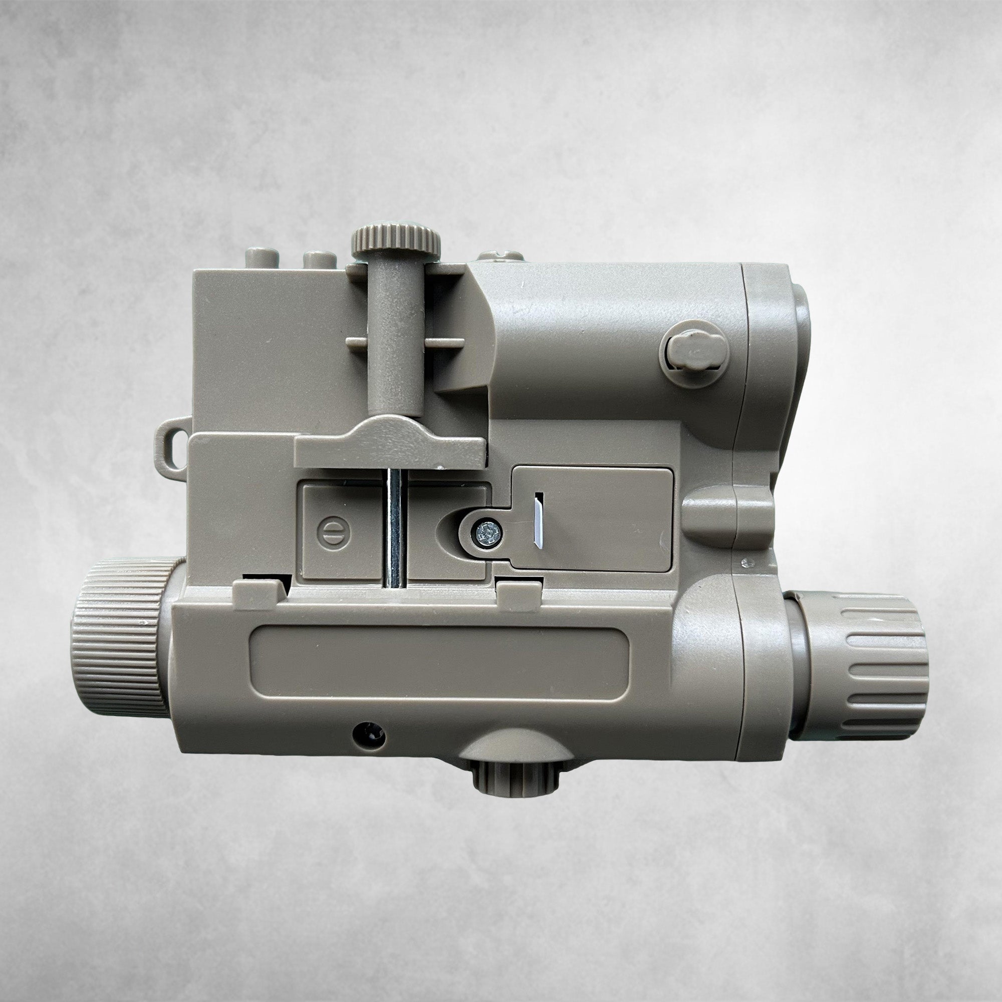 Laser Sight with Flashlight – Red Laser Aiming & LED Illumination-Beige– Universal for Gel Blasters｜RedBlaster