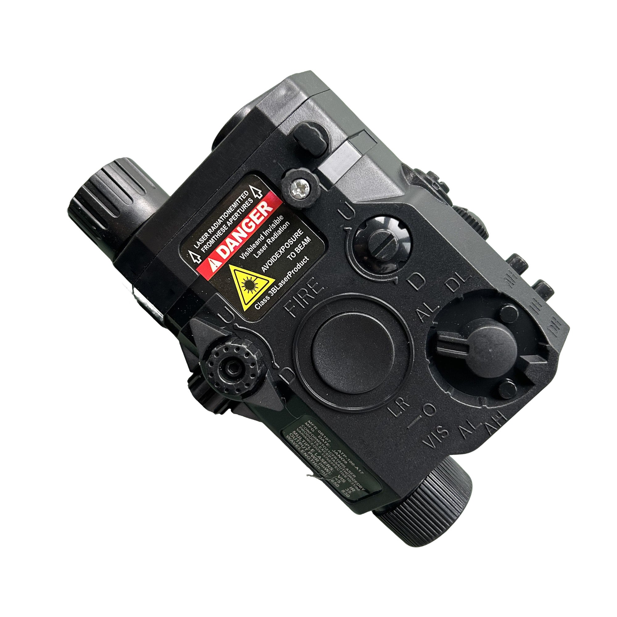 Laser Sight with Flashlight – Red Laser Aiming & LED Illumination-Black – Universal for Gel Blasters｜RedBlaster