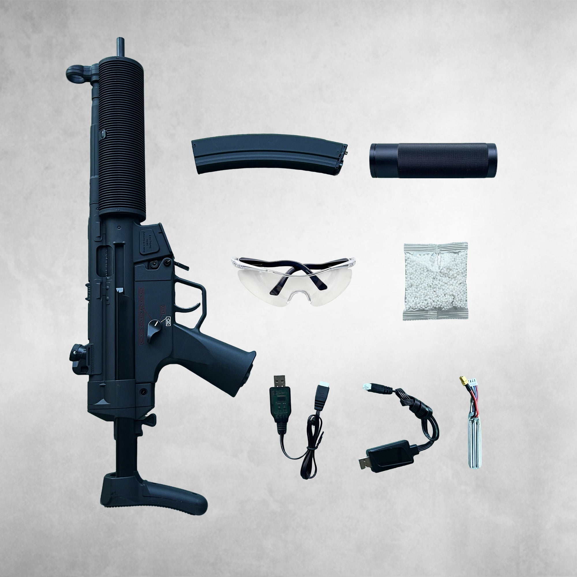 MP5 SD Gel Blaster – Electric Full-Auto, Heavy-Duty Realistic Build | RedBlaster